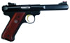Ruger Mark III Deluxe Pistol RUMKIII512GCL, 22 LR, 5.5", Cocobolo Grip, Blue Finish, 10 Rd Ruger Mark III Deluxe Pistol RUMKIII512GCL, 22 LR, 5.5", Cocobolo Grip, Blue Finish, 10 Rd