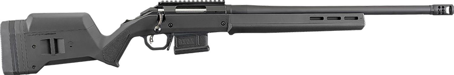 Ruger American Hunter Bolt Action Rifle 26931, 308 Win., 20", Adj. Magpul Hunter Stock, Black Finish, 5+1