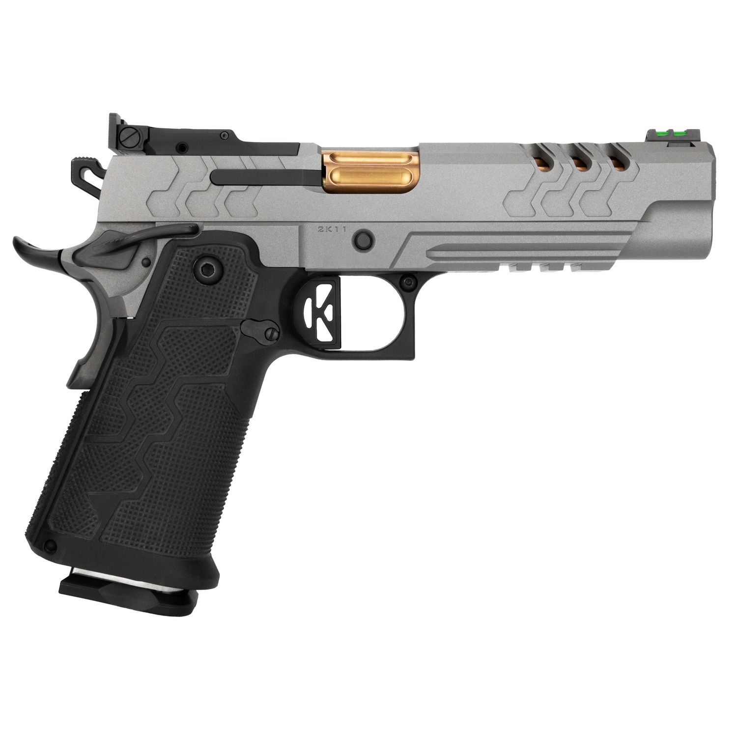 Kimber 2K11 Target Optic Ready Pistol 3500060, 9mm Luger, 5in, MJD Black Grip Module, Matte Kim Pro Graphite Finish, 20 Rds