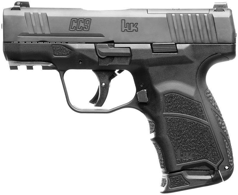 Heckler & Koch CC9 Micro-Compact Pistol 81000550, 9mm, 3.32", Polymer Grip, Optics Ready, 10/12 Rnds