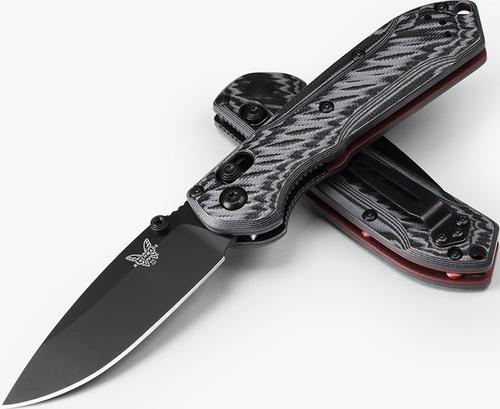 Benchmade Mini Freek Folding Knife w/ Plain Edge Drop Point Blade