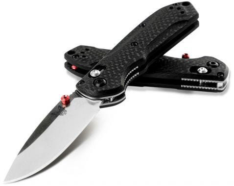 Benchmade Freek Folding Knife w/ Plain Edge Drop Point Blade