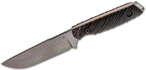 Toor Knives Field 2.0 Fixed Blade Knife, Onyx Finish (KRYPTEIABR)