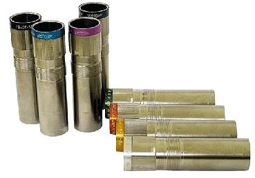 Beretta Shotgun Choke Tube 12 Gauge, Mobilchoke Victory, Extended, Long 25mm, Silver w Color Bands, Modified Constriction