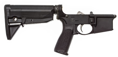 Bravo Company BCM LRG-STK-MOD-0-BLK Complete Lower Receiver with Mod 0 Stock