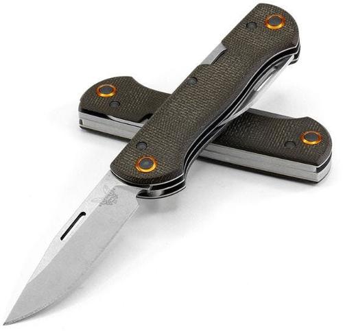 Benchmade Weekender Pocketknife w/Plain Edge Clip Point Blade