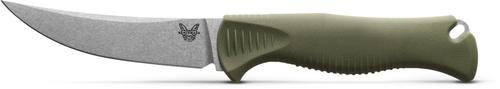 Benchmade Meatcrafter Knife w/4" Plain Edge Trailing Point Blade