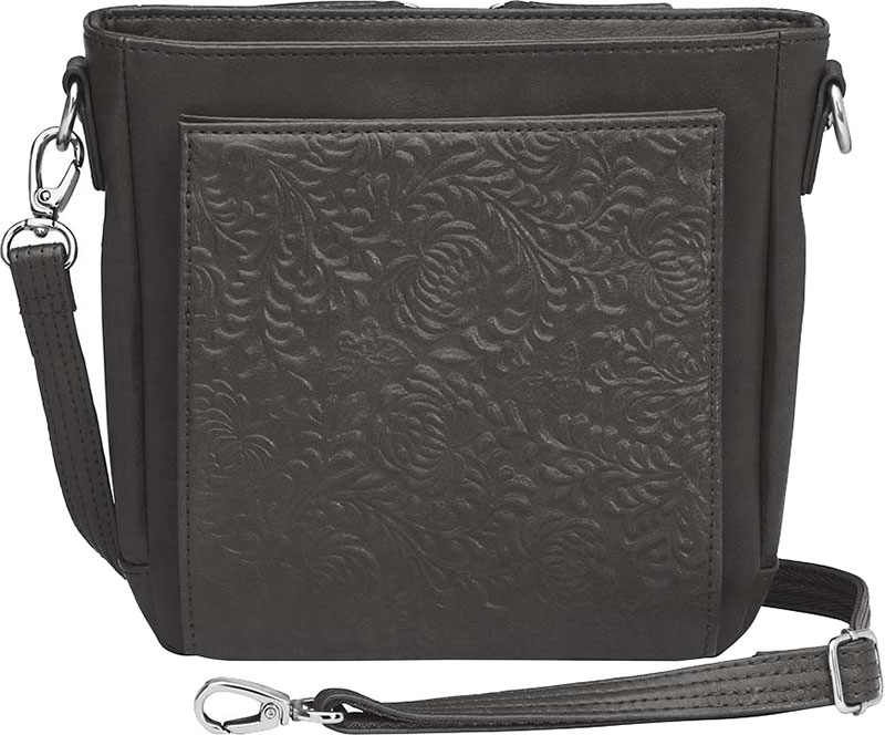 Gun Tote'n Mamas Mini Boho Purse Black (GTM-201/DBBK) Fits Small Pistols & Revolvers, Ambidextrous Hand