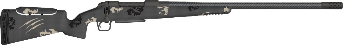 Fierce Carbon Rival XP Rifle FCRXP300PRC24, 300 PRC, 24" Barrel, Carbon Urban Stock, Black Finish, 3 Rd