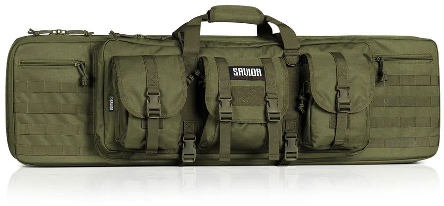 Savior Equipment American Classic Double Rifle Case, 46", OD Green (RB-4612DG-V1-OG)