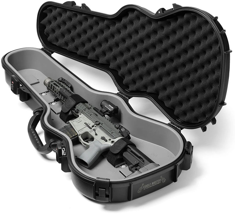 Savior Equipment Fiddle Master Violin Case, 45", Black (RC-VIOLIN-BK)