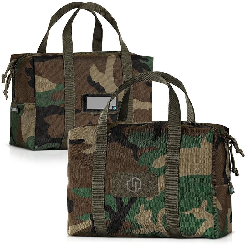 Savior Equipment Mini Hauler, Soft Carrier, 2 Pack, M81 Woodland Camo (SP-DUFMINI-2P-M81)