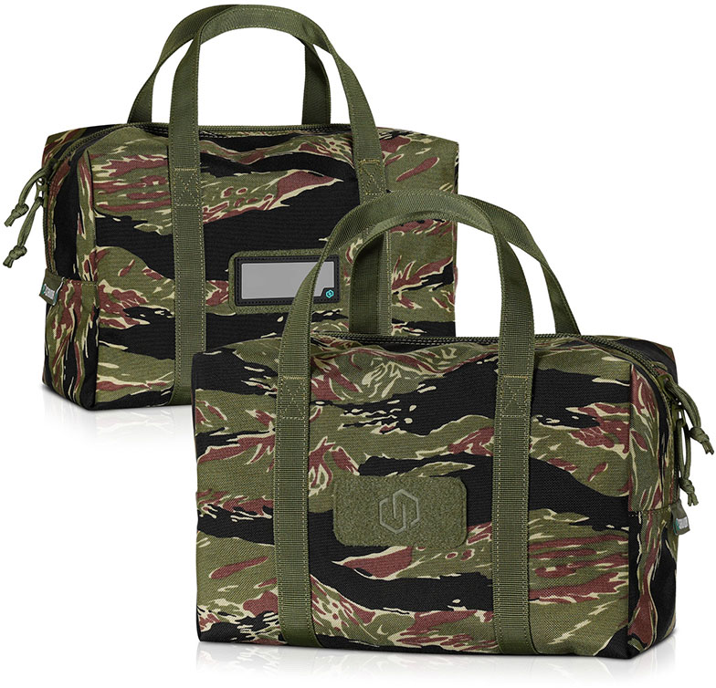 Savior Equipment Mini Hauler, Soft Carrier, 2 Pack, Tiger Stripe Camo (SP-DUFMINI-2P-TIGR)