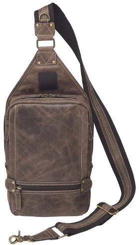 Gun Tote'n Mamas Mini Sling Backpack, Brown (GTM-CZY/110)