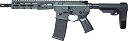 LWRC IC Direct Impingement Pistol ICDIP5PG10SBA3MLGT, 223 Rem/5.56mm NATO, 10.5", Geissele Trigger, NO BRACE