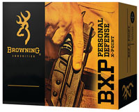 Browning BXP Personal Defense Pistol Ammunition B191700401, 40 S&W, JHP, 180 GR, 1020 fps, 20 Rd/bx