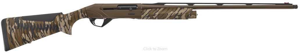 Benelli Super Black Eagle 3 Semi-Auto Shotgun, 11252, 20 Ga, 3", 24", MO Bottomland Finish, Patriot Brown