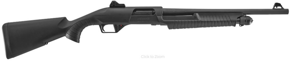 Benelli Nova 3 Defense Pump-Action Shotgun 20580, 12 Ga, 18.5", Black Synthetic Finish