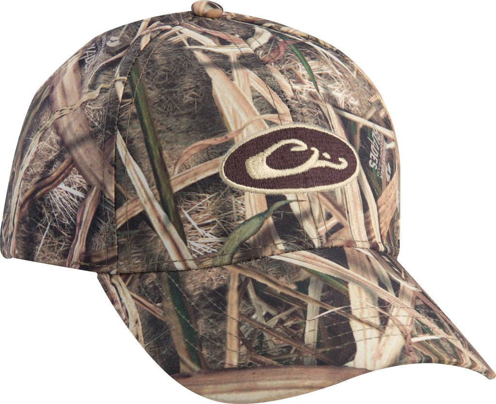 Drake Waterfowl Waterproof Camo Cap, Mossy Oak Blades (DW1710-013)