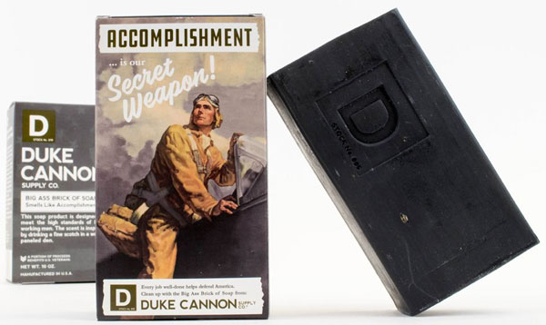 Duke Cannon Limited Edition WW II Era Big Ass Brick of Soap, Accomplishment (03BLACK1)