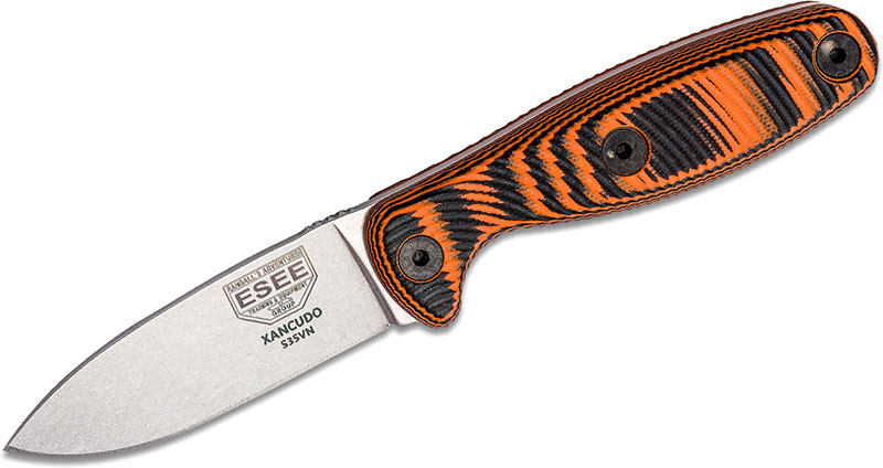 ESEE Knives ESEE 5 Orange Blade Orange/Black G10 3D Handle 5POR