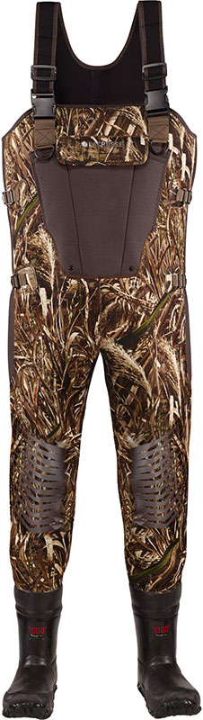 LaCrosse Footwear Men's Mallard II Expandable 1000G Chest Wader, Realtree Max-5, Size 12 M (70031612M)