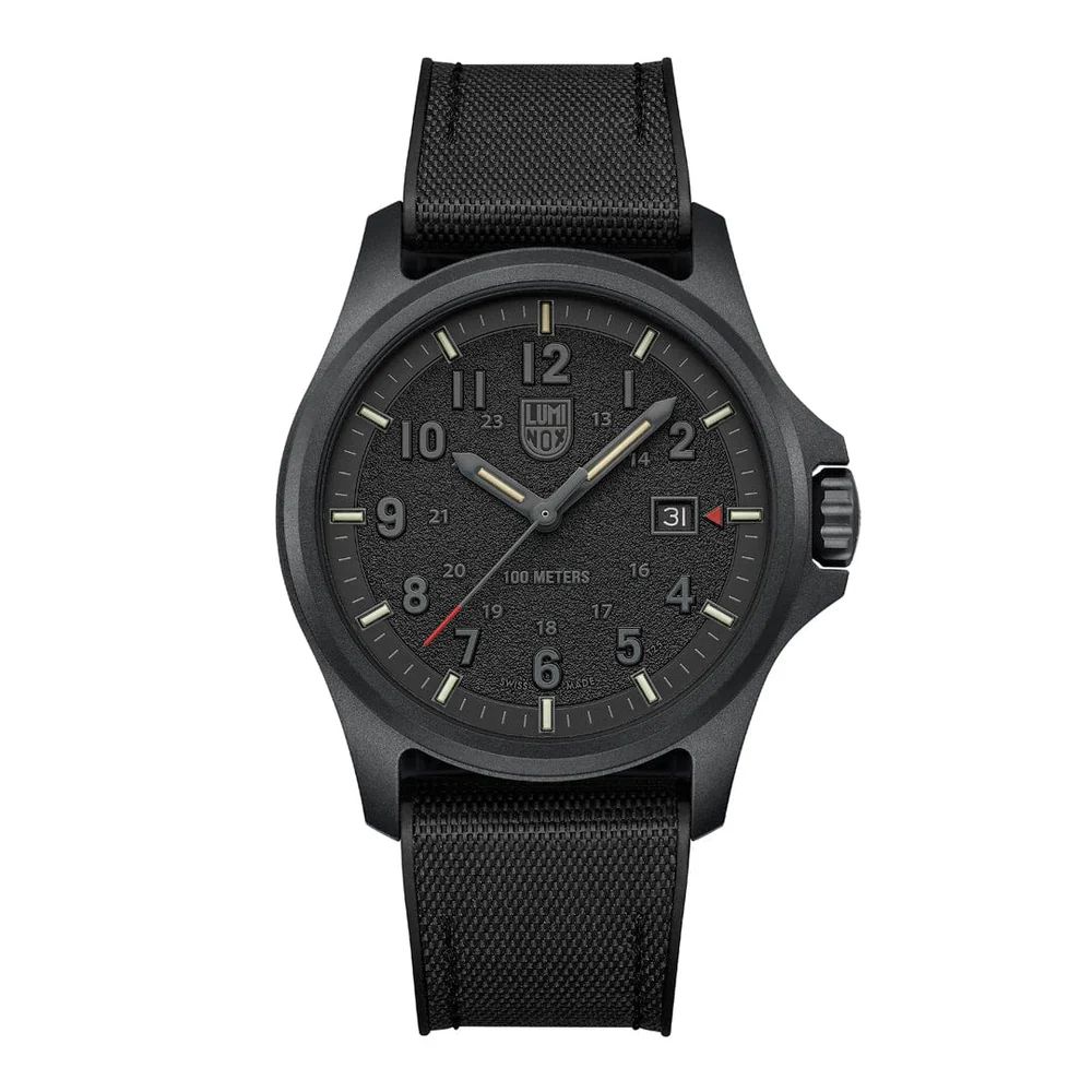 Luminox Atacama Field Watch XL.1961, Black Dial, Black Figures, 43mm, Black Rubber Strap