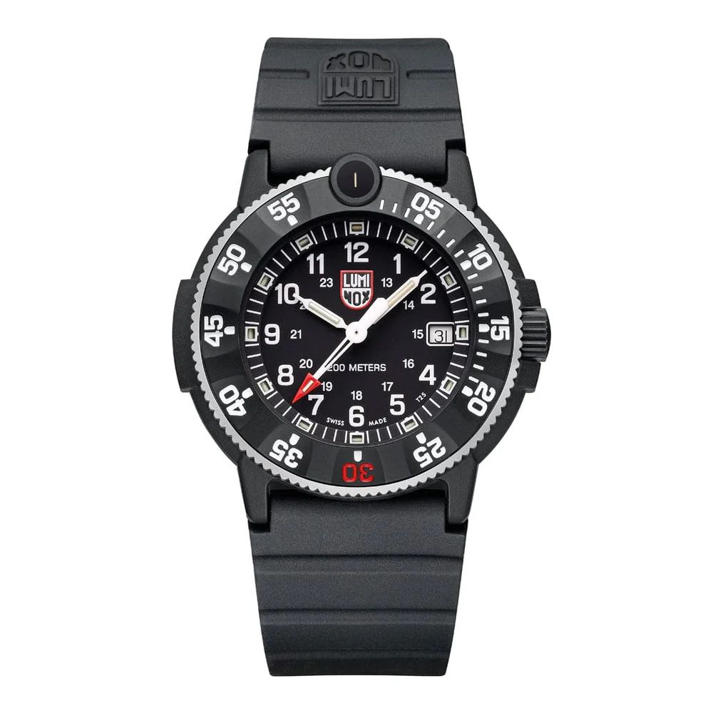 Luminox Navy Seal Original 3001 Heritage Dive Watch XS.3001.H.SET, Black Dial, White Figures, 43mm, Black Rubber Strap