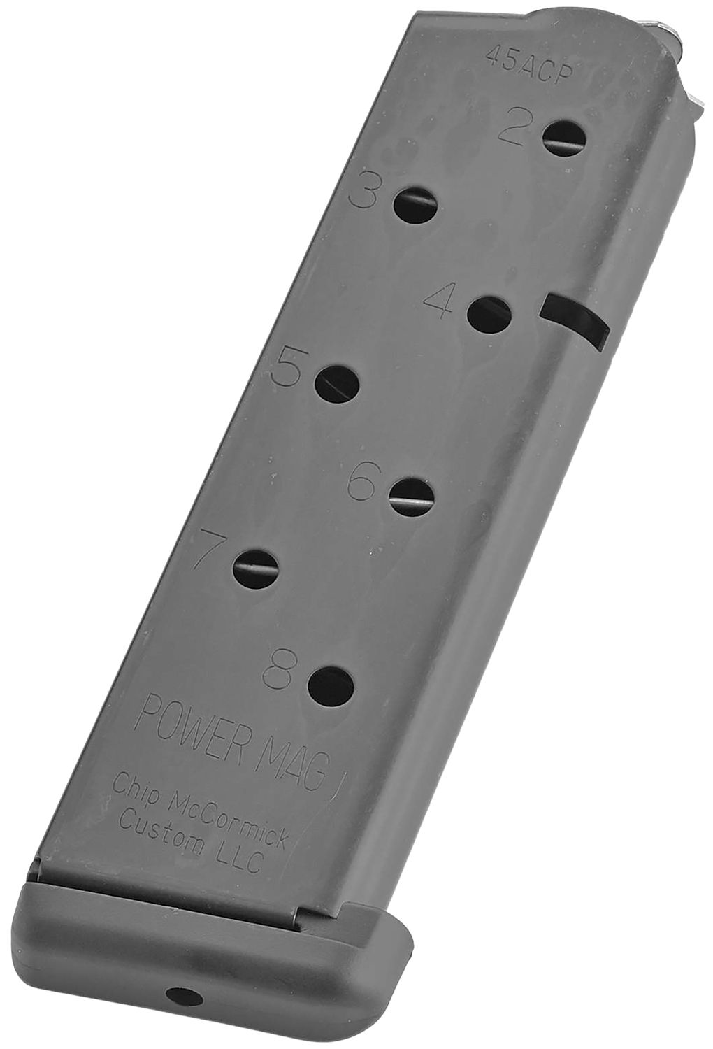 Chip McCormick 1911 45 Automatic Colt Pistol (ACP) 8 Round Black Replacement Magazine (16131C)