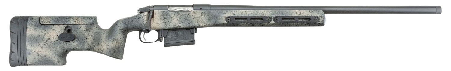 Bergara Premier Ridgeback Bolt Action Rifle BPR2228N, 28 Nosler, 26", Woodland Camo Stock, Black Finish, 5 Rds