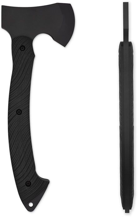 Toor Knives Camp Axe, Shadow Black Finish (CAMPAXESB)