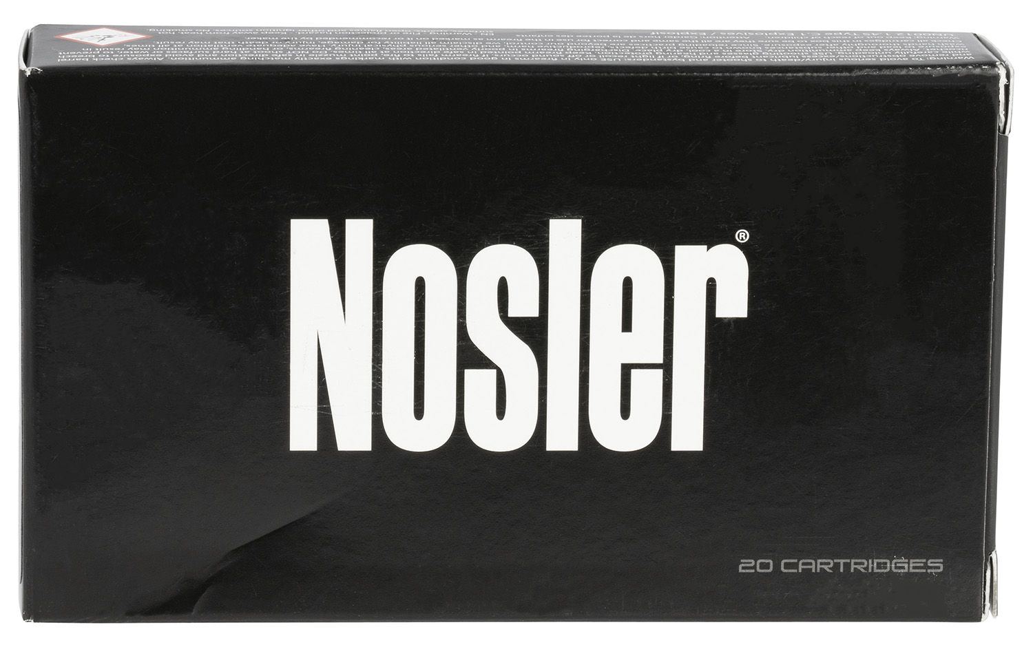 Nosler Rifle Ammunition 61030, 22 Nosler, Ballistic Tip Varmint, 55 gr, 3350 fps, 20 Rd/Bx