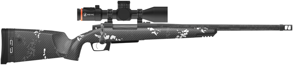 Gunwerks Magnus Titanium Package MAGNUS65PRC-G-G, 6.5 PRC, 20", Carbon Grey Stock, Graphite Finish