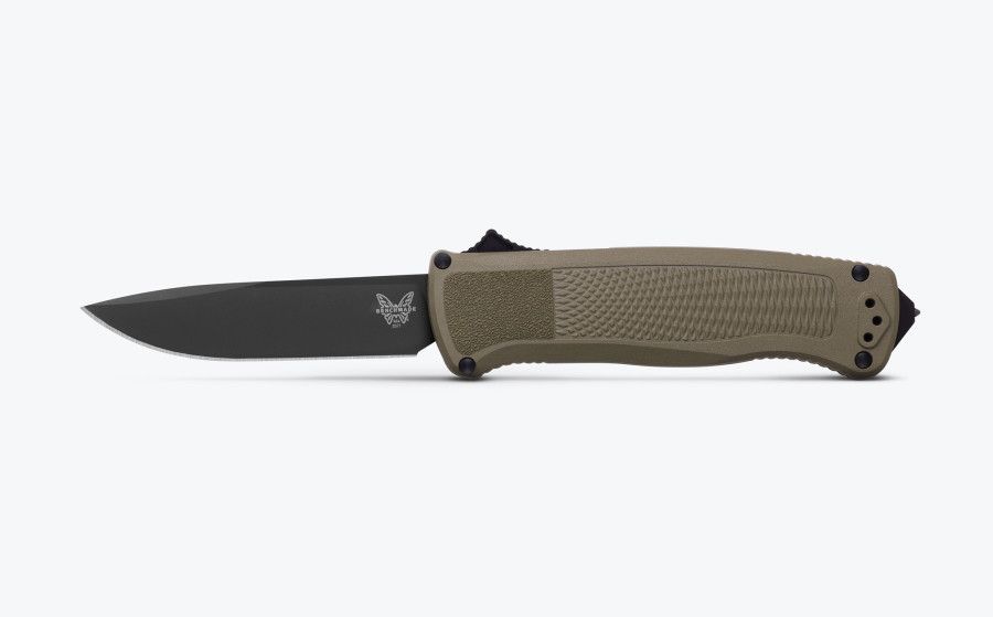 Benchmade Shootout Knife w/Plain Edge Drop Point Blade (5371BK-01)