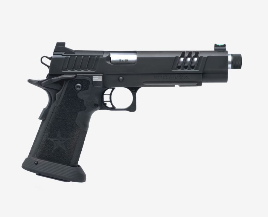 Staccato XL 2011 Pistol 11-1300-000200, 9mm, 6" Threaded Bull Barrel, Carbon Steel Frame, Stainless Barrel, 17 Rd