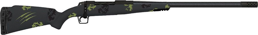 Fierce CT Rogue Rifle TROG22CM20BF, 22 Creedmoor, 20"  Carbon Bull Barrel, Radial Brake, Black/Forest Finish