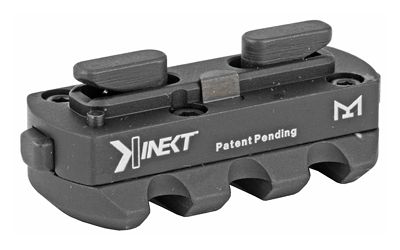 Kinetic Development Group Kinect Rail, Fits M-LOK, 3 Slot Picatinny Rail (Single M-LOK), Black (KIN5-100)