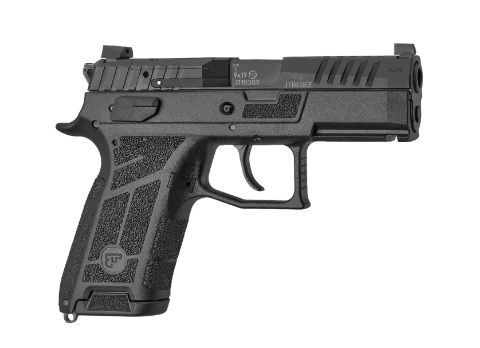 CZ P-09C Nocturne SA/DA Pistol, Compact, 9MM, 3.74", Matte Finish, Black, Optics Ready Decocker, 15 Rnd (91660)