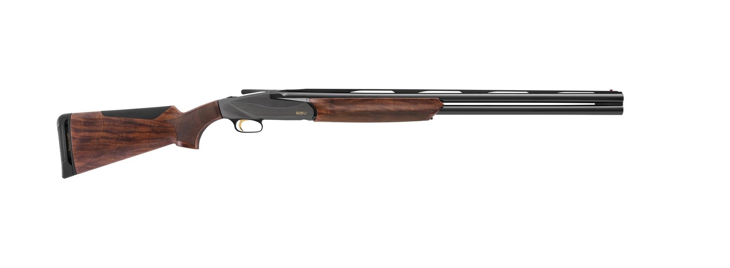 Benelli 828U Steel O/U Shotgun 10752, 12 Gauge, 30", 3" Chmbr, AA-Grade Satin Walnut Stock, Anodized Receiver