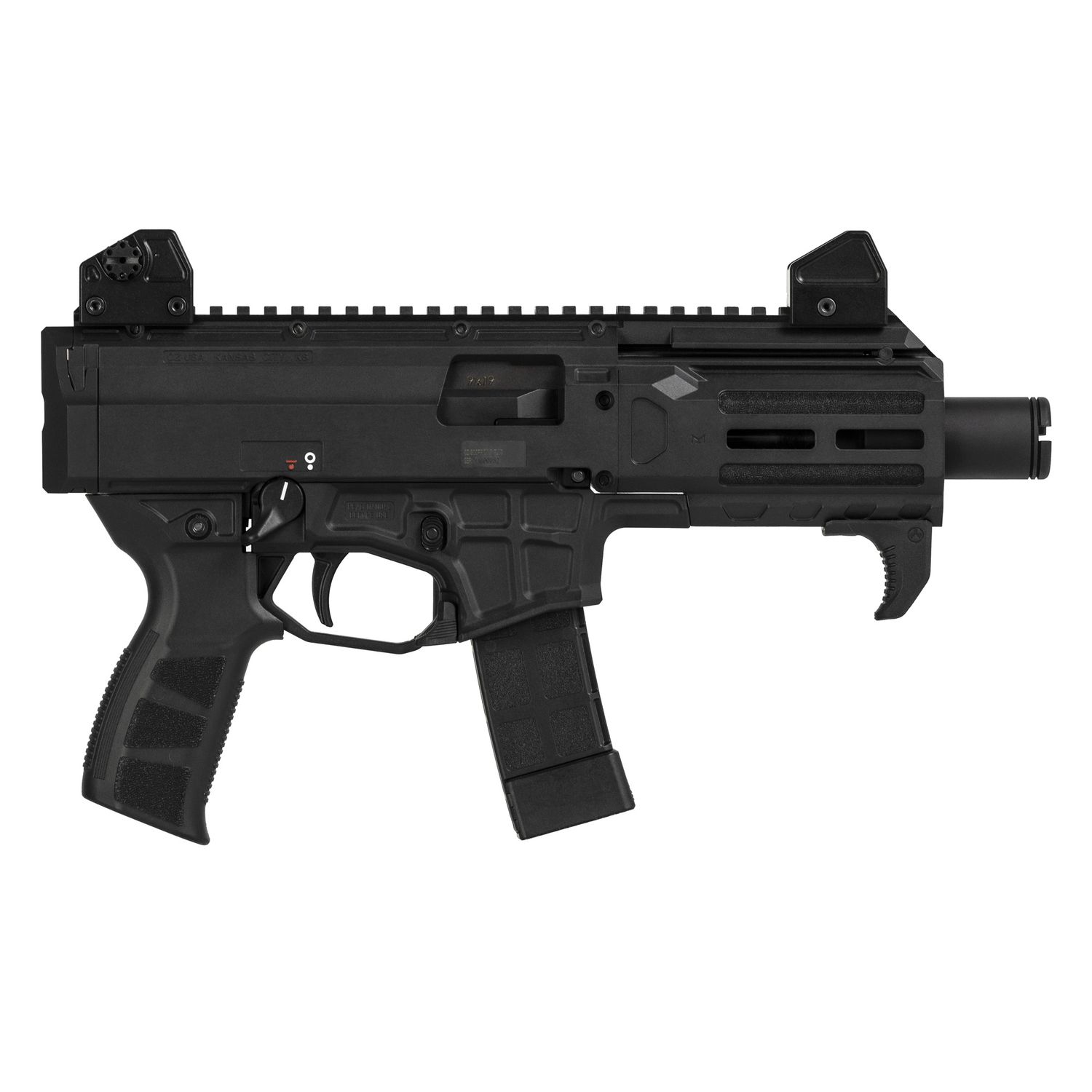 CZ Scorpion 3+ Micro Pistol 91420, 9mm, 4.2 in, Black Grip, Gray Finish, 20 Rd