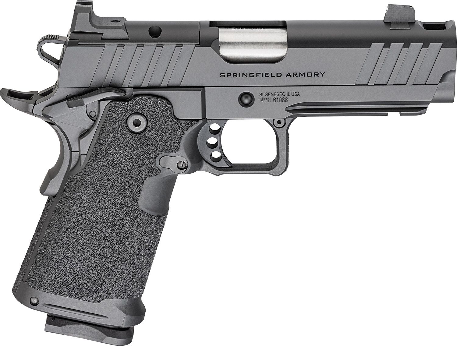 Springfield Prodigy Pistol PH9117AOS-COMP, 9mm, 4.25", Polymer Grips, OR Slide, Black Cerakote Finish, 20 Rds