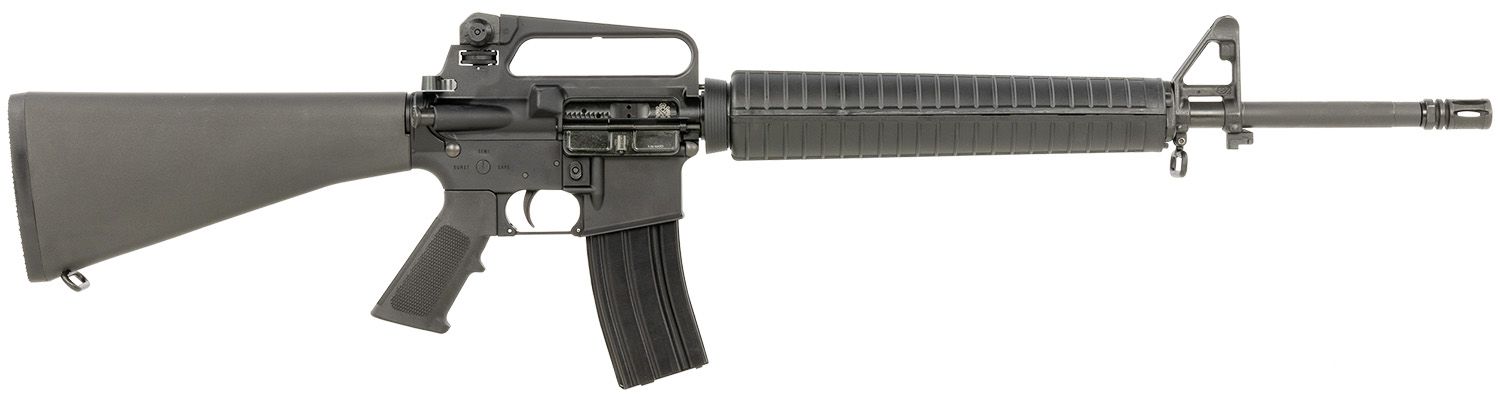 Springfield Saint SA16-A2 Semi-Auto Rifle SA920556BA2, 223 Remington/5.56 NATO, 20", A2 Fixed Stock, Black Finish, 30 Rds