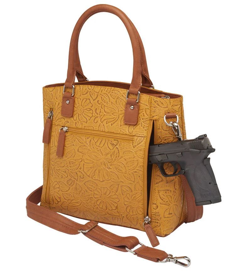 Gun Tote'n Mamas Town Tote Orange (GTM-51TLD/MUS) Fits Small Pistols & Revolvers, Ambidextrous Hand