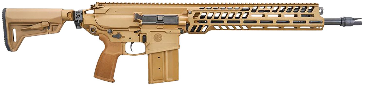 Sig MCX Spear Semi-Auto Rifle RSPEAR6816BNG , 6.8x51mm NATO, 16", Collapsible Stock, Coyote FDE Finish, 20 Rds