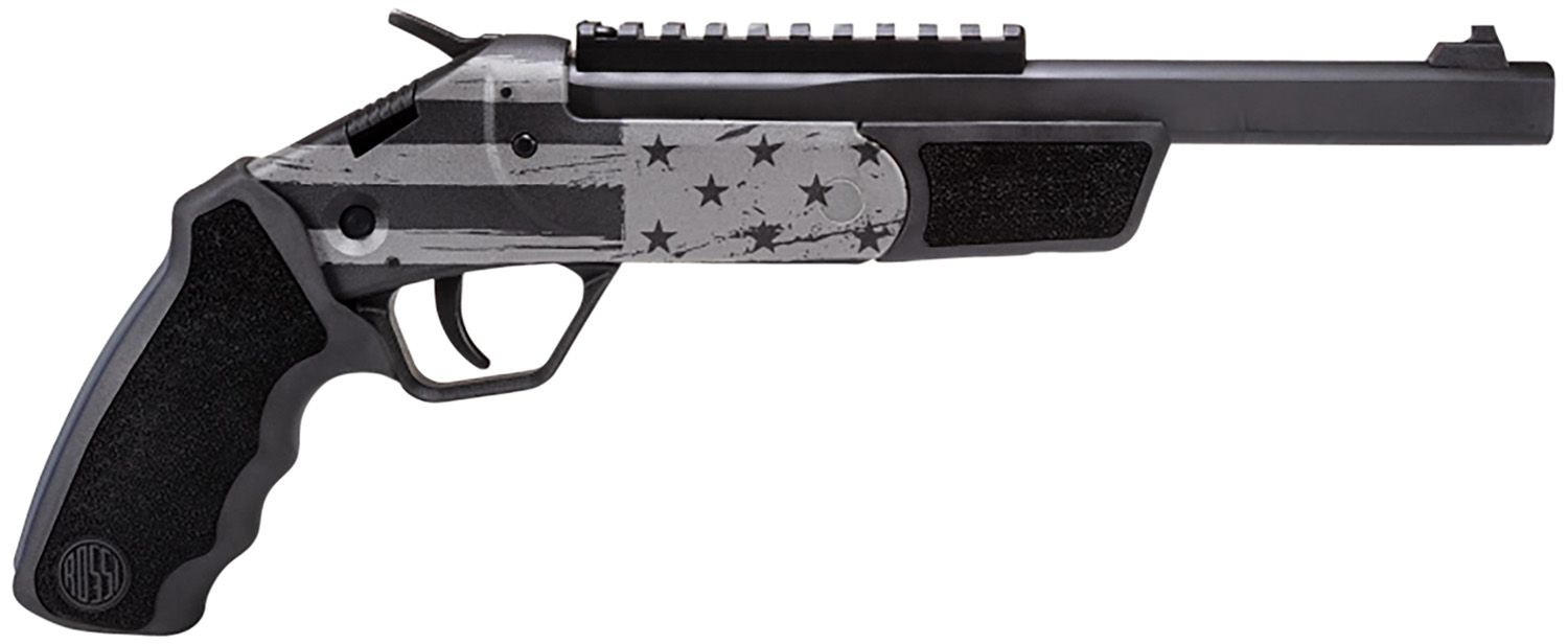 Rossi Brawler Single Shot Pistol SSPB9ENG1, 410/45 Long Colt, 9 in, Rubber Grip, Black Finish