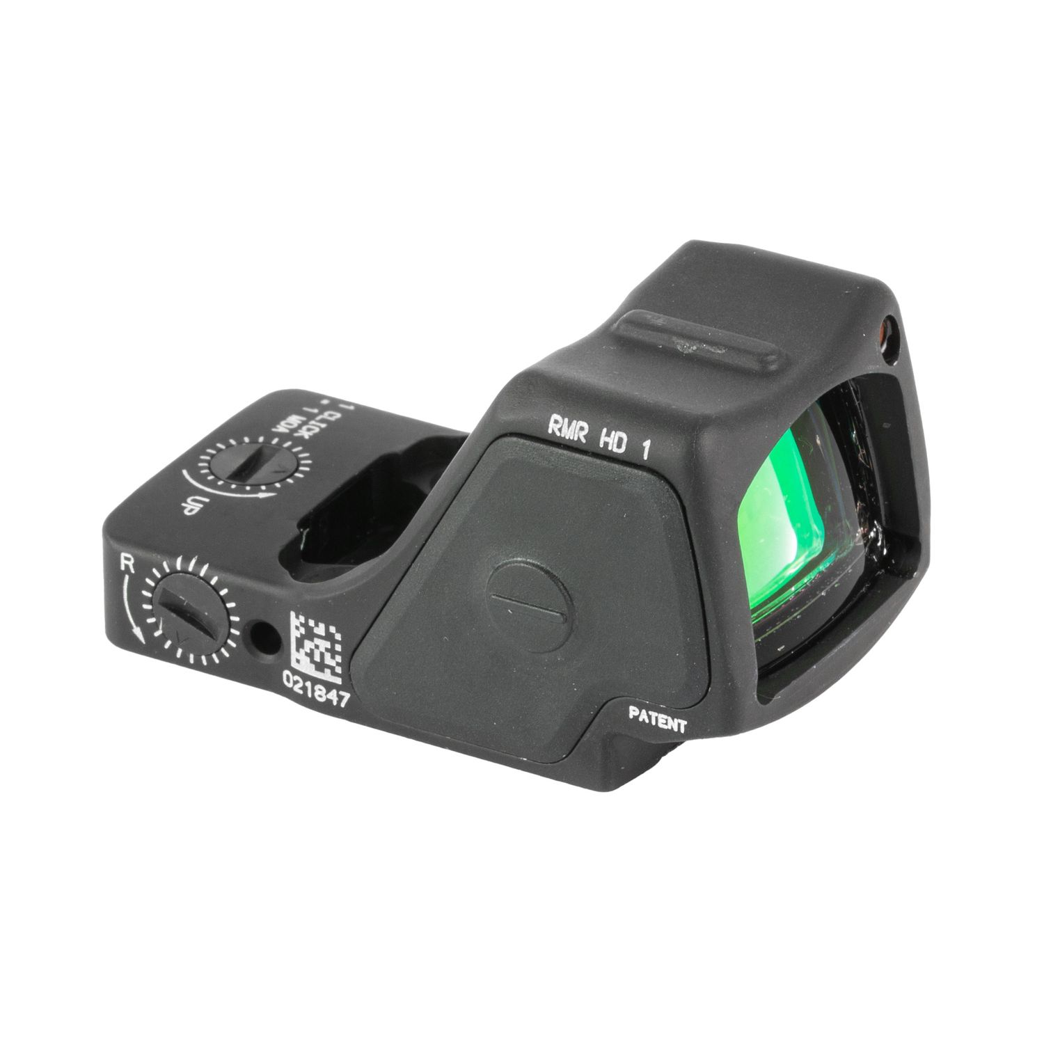 Trijicon RMR HD AS LED Reflex Sight RMHD1-C-3200001, 1x, Adjustable Red Dot, 1 MOA/55 MOA Circle, Black