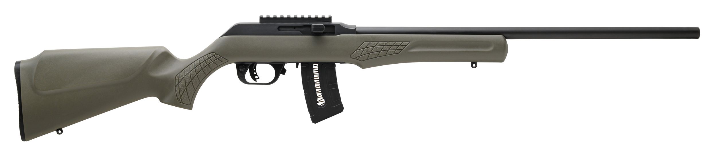 Rossi RS22 Rifle RS22W2111OD, 22 Mag, 21", Synthetic OD Green Stock, 10 Rds