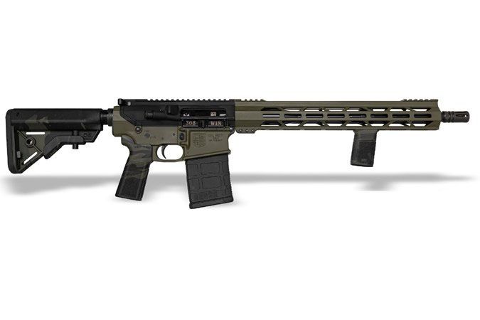 Diamondback DB-10 Carbon Semi-Auto Rifle DB1080C281, 308 Win, 16", B5 Multicam Stock, OD Green Finish, 20 Rds