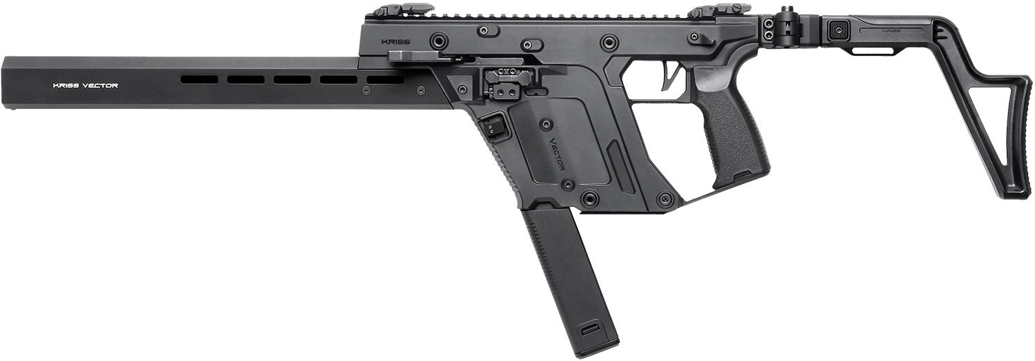 Kriss USA Vector CRB Gen3 Rifle KV453CBL00, 45 ACP, 16", Folding/Telescoping, 30 Rds