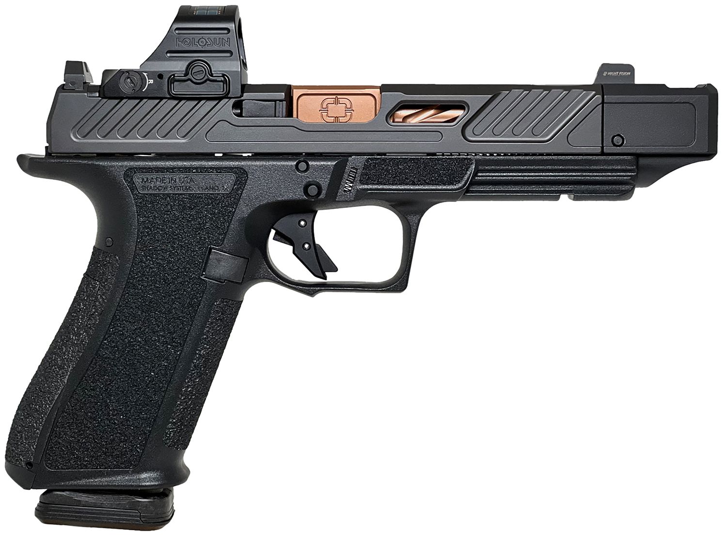 Shadow Systems DR920P Compensator, SS2211H, 9mm Pistol, 4.6", TICN Match Grade Barrel w/Holosun 507C, 17+1